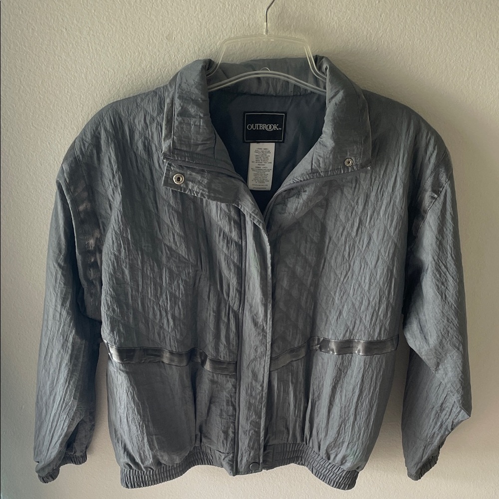 Outerbox Women's Charcoal Bomber Jacket